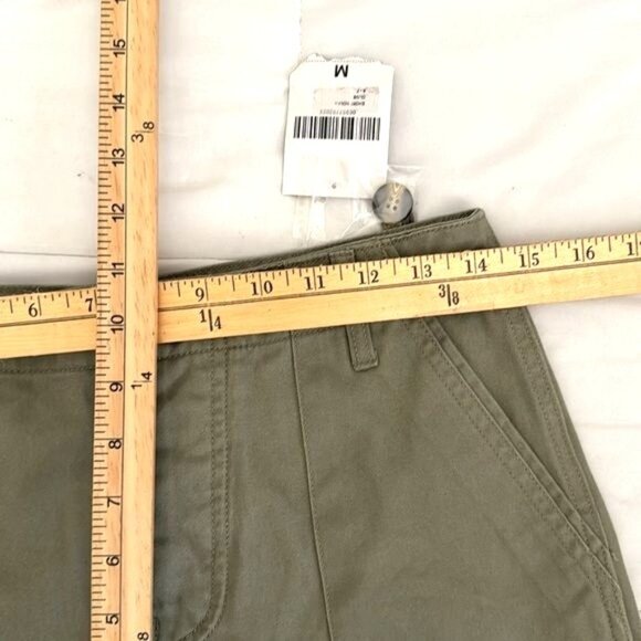 Forever 21 Womens Olive Green High-Waisted Shorts Size M - Picture 6 of 7